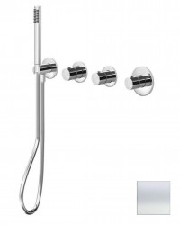 PAFFONI - Modular Box Termostatická batéria pod omietku, na 2 spotrebiče, matná biela (MDE000BO)