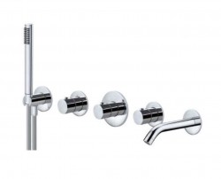 PAFFONI - Modular Box Termostatická batéria pod omietku, pre 2 spotrebiče, chróm (MDE001CR)