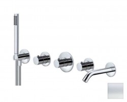 PAFFONI - Modular Box Termostatická batéria pod omietku, pre 2 spotrebiče, matná biela (MDE001BO)