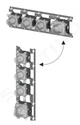 PAFFONI - Modular Box Základné teleso pre termostatické batérie pod omietku (MDBOX019)