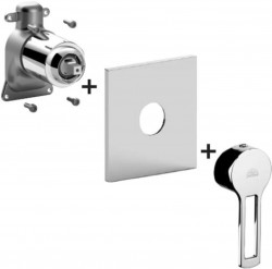 PAFFONI - Ringo Batéria pod omietku na 1 spotrebič, chróm (RINBOX010CR)