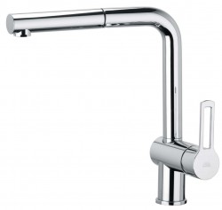 PAFFONI - Ringo Dřezová baterie s výsuvnou sprškou, chrom (RIN185CR)