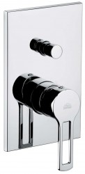 PAFFONI - Ringo Sprchová podomítková baterie s přepínačem, chrom (RIN015CR)