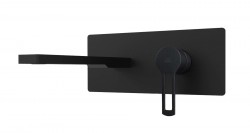 PAFFONI - Ringo Umývadlová batéria pod omietku s telesom, matná čierna (RIN105NO)