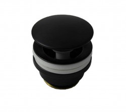 PAFFONI - Ringo West Uzatvárateľná umývadlová výpusť 1 1/4, Click-Clack, matná čierna (ZSCA050NO)