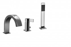 PAFFONI - Rock Batéria na okraj vane, 3-otvorová inštalácia, chróm (RO040CR)