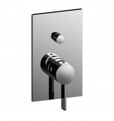 PAFFONI - Rock Sprchová batéria pod omietku s telesom, na 2 spotrebiče, chróm (RO015CR)