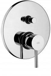 PAFFONI - Stick Batéria pod omietku na 2 spotrebiče s telesom, chróm (SK015CR)