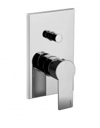 PAFFONI - Tango Sprchová batéria pod omietku s telesom, na 2 spotrebiče, chróm (TA015CR)