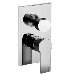 PAFFONI - Tango Sprchová podomietková batéria s prepínačom, 2 vývody, chróm (TA018CR)