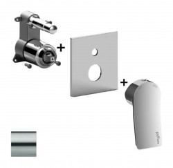 PAFFONI - Tilt Batéria pod omietku pre 2 spotrebiče, nerezová (TIBOX015ST/M)