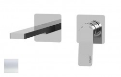 PAFFONI - Tilt Umývadlová batéria pod omietku s telesom, 2-otvorová inštalácia, matná biela (TI105BO70)