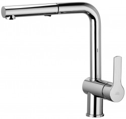 PAFFONI - West Drezová batéria s výsuvnou spŕškou, chróm (WS285CR)