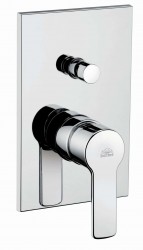 PAFFONI - West Sprchová batéria pod omietku s prepínačom a telesom, chróm (WS015CR)