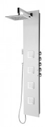 POLYSAN - 5SIDE SQUARE sprchový panel 250x1550mm, 1300 Aluminium (80221)