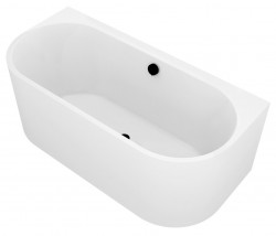 POLYSAN - ASTRA DL MONOLITH nástenná stojaca vaňa 160x75x60cm, biela (33611MDL)