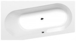 POLYSAN - ASTRA WL asymetrická vaňa 165x90x48cm, biela (30611)