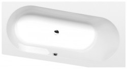 POLYSAN - ASTRA WR asymetrická vaňa 165x90x48cm, biela (31611)