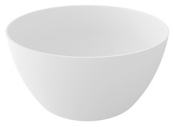 POLYSAN - AVELOR voľne stojaca vaňa liaty mramor ø115x55cm, biela matná (93878)