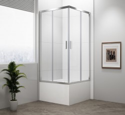 POLYSAN - CARMEN štvorcová sprchová zástena 900x900x1650, číre sklo (MD5116)