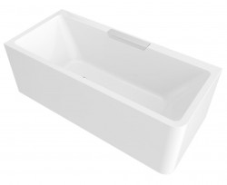 POLYSAN - CASCATA L MONOLITH obdĺžniková vaňa 180x80x60cm, kaskáda nerez (73836ML.100)