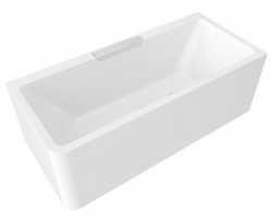 POLYSAN - CASCATA R MONOLITH obdĺžniková vaňa 180x80x60cm, kaskáda nerez (73836MR.100)