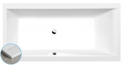 POLYSAN - CLEO SLIM obdĺžniková vaňa 180x90x48cm, biela (13111S)