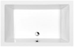 POLYSAN - DEEP hlboká sprchová vanička s konštrukciou, obdĺžnik 120x75x26cm, biela (78796)
