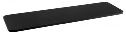POLYSAN - DELONIX polička na vaňu, 86x20 cm, čierna (73313)
