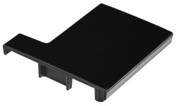 POLYSAN - EASY BLACK krytka stenového profilu, ľavá (NDAE468LB)