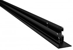 POLYSAN - EASY BLACK stenový profil pre pevné sklo, 1900 (ND548B)