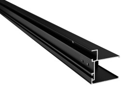 POLYSAN - EASY BLACK stenový profil pre pevné sklo, 1900 (NDAE419B)