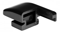 POLYSAN - EASY BLACK úchyt pevného skla, ľavý (NDAE079LB)