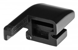 POLYSAN - EASY BLACK úchyt pevného skla, pravý (NDAE079RB)