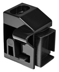 POLYSAN - EASY BLACK vložka na uchytenie nastavovacieho profilu, pravá (ND716RB)