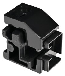 POLYSAN - EASY BLACK vložka na uchytenie spojovacieho profilu, pravá (ND715LB)