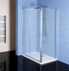 POLYSAN - Easy Line obdĺžniková sprchová zástena 1100x1000 L/P varianta, sklo Brick (EL1138EL3438)