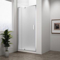 POLYSAN - EASY otočné sprchové dvere 760-900, sklo Brick (EL1638)