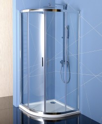 POLYSAN - EASY štvrťkruhová sprchová zástena 800x800, L/R, číre sklo (EL2515)