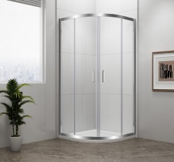 POLYSAN - EASY štvrťkruhová sprchová zástena 800x800, L/R, číre sklo (EL2515)