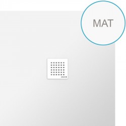 POLYSAN - FLEXIA sprchová vanička z liateho mramoru s možnosťou úpravy rozmeru 100x100cm, matná biela (71552MAT)