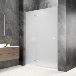 POLYSAN - GLOBE CHROME sprchové dvere do niky 900, matné sklo, ľavá (GB1090MLC)