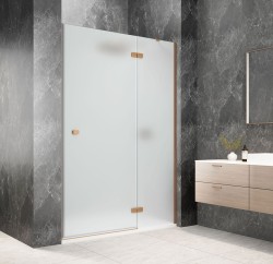 POLYSAN - GLOBE COPPER MATT sprchové dvere do niky 1200, matné sklo, pravé (GB1012MRPG)