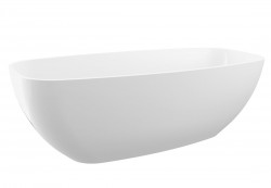 POLYSAN - IPANEMA voľne stojaca vaňa liaty mramor 168x72x49cm, biela (69911)
