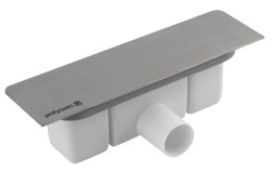 POLYSAN - KAZUKO sifón sprchovej vaničky, DN40, krytka nerez mat (26317)