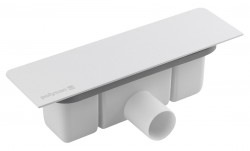 POLYSAN - KAZUKO vaničkový sifón, DN40, krytka biela (26327)