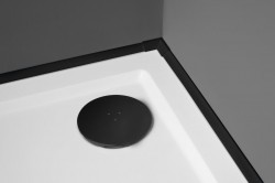 POLYSAN - Krycia lišta pre vane a vaničky, 2x 1950, 2x roh, 2x zakončenie, čierna (91020B)