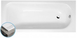 POLYSAN - LAURA SLIM obdĺžniková vaňa 160x70x39cm, biela (24611S)