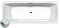 POLYSAN - LILY SLIM obdĺžniková vaňa 170x70x39cm, biela (72230S)