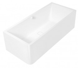 POLYSAN - MARLENE CURVE R MONOLITH Obdĺžniková vaňa 195x85x63cm, biela (78731MCR)